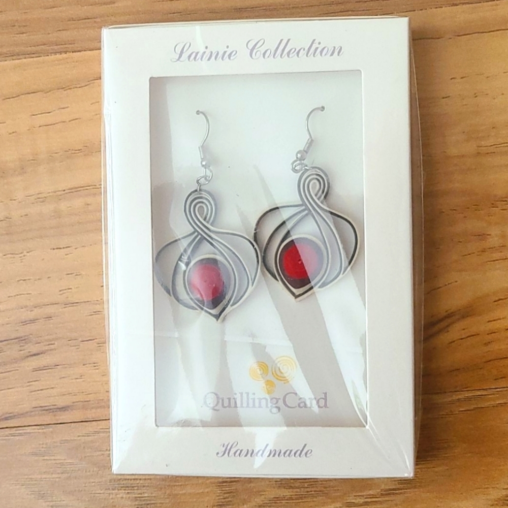 Quilling Card Paper Earrings